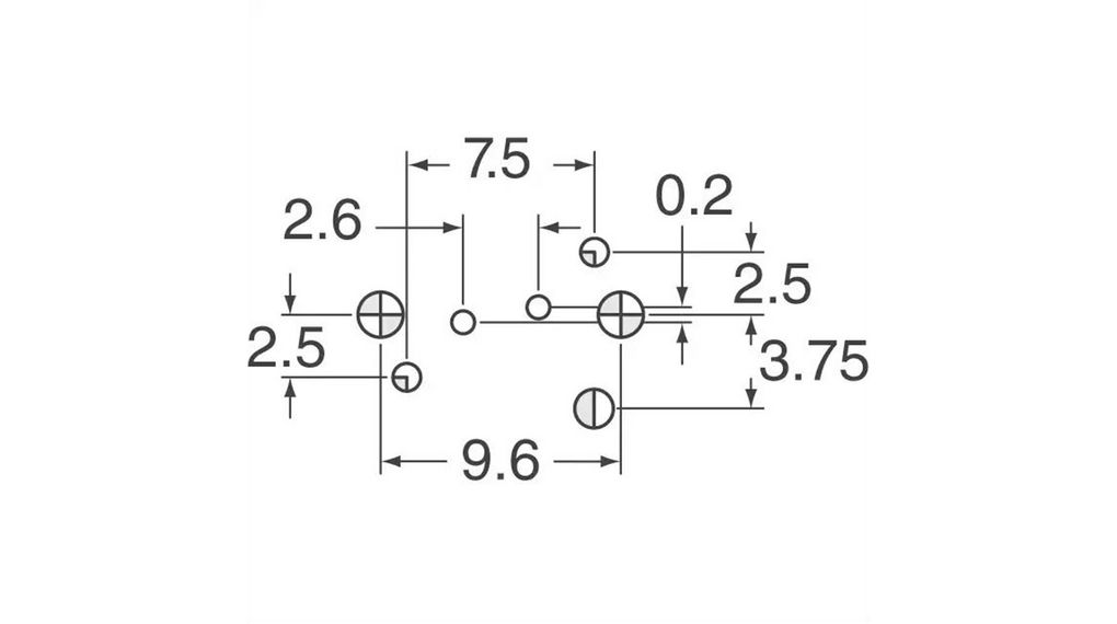 k12pbk15n C & K K12 Series Push Button Switch, (On)-Off, Surface Mount, 1NO, 30V dc, IP40