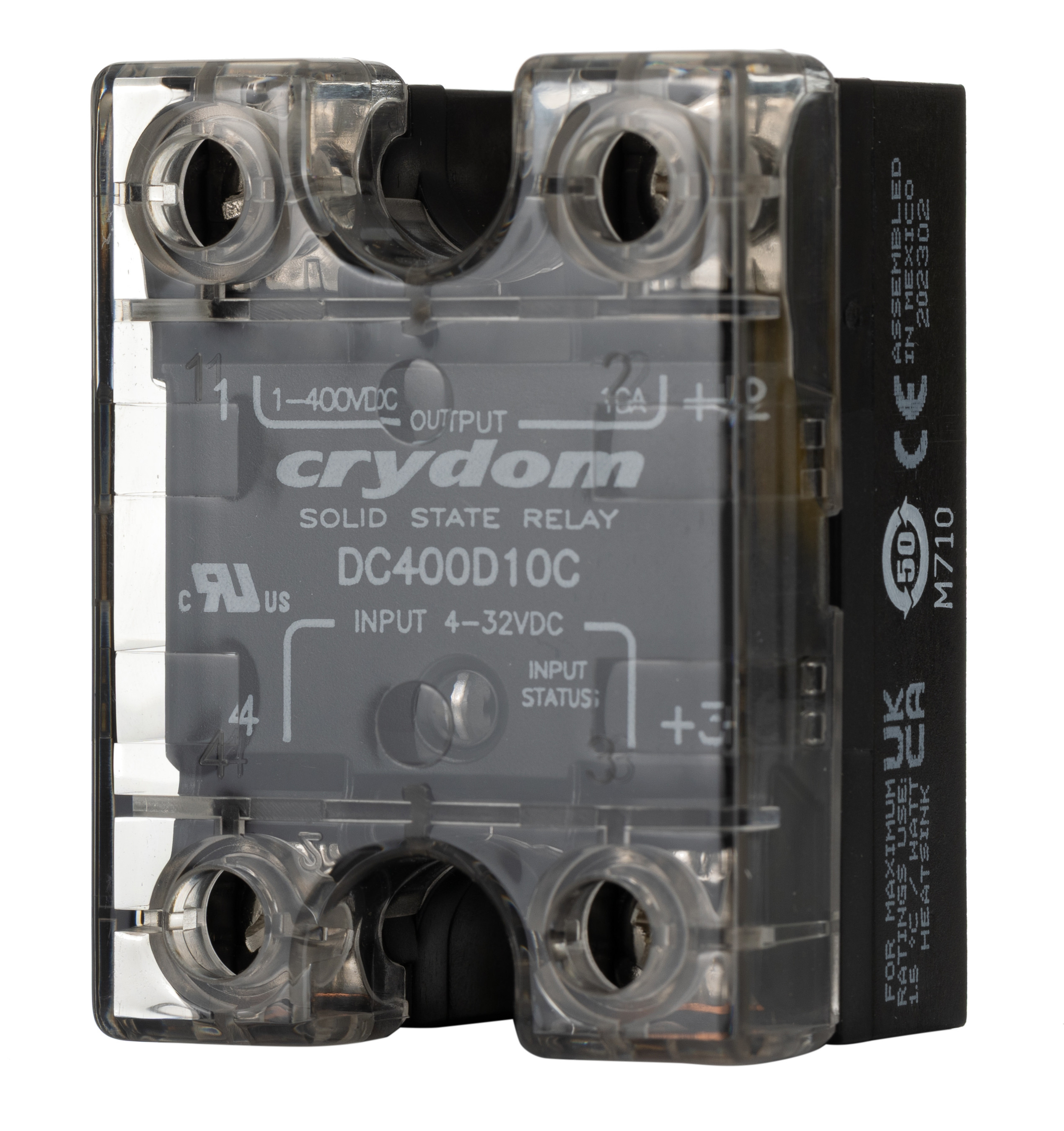 Sensata / Crydom PowerPlus DC Series Solid State Relay, 10 A Load, Panel Mount, 300 V dc Load, 32V dc Control