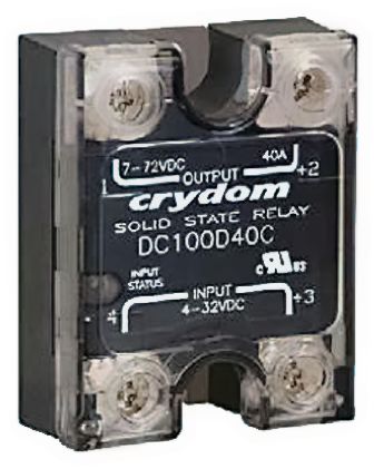 Sensata / Crydom Solid State Relay, 100 A Load, Panel Mount, 48 V dc Load, 32V dc Control