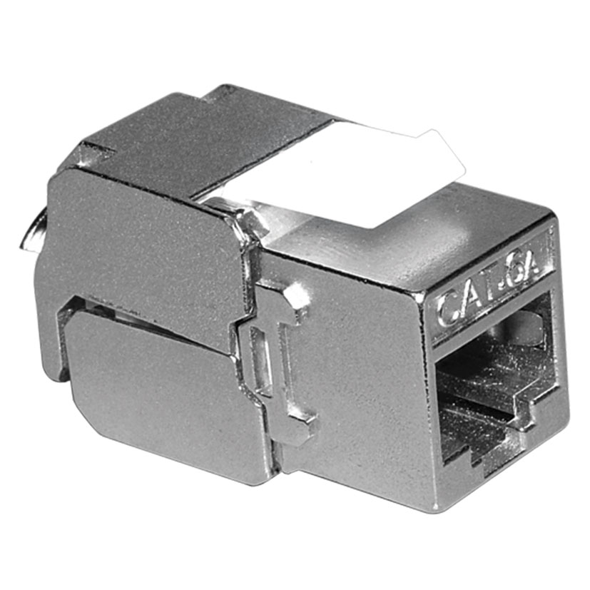 Decelect RJ45 Connector Female, Cable Zinc Die-cast Shield 1 Port 1 Way