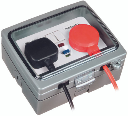 tgv205n Timeguard 13A, BS 7288 Fixing, Active, 2 Gang RCD Socket, Thermoplastic, Surface Mount , Switched, IP66 , Outdoor, 230