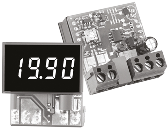 Murata Power Solutions DCA-20PC Digital Ammeter 19.99 A DC, 0.88 in x 1.38 in, ±0.15 % FS