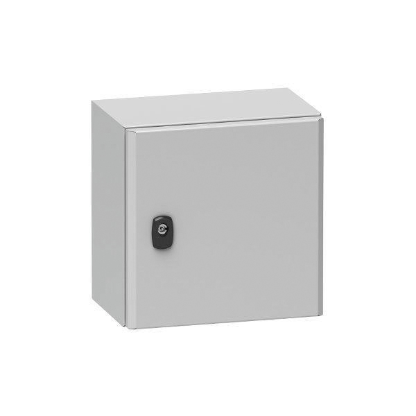 Spacial S3D IP66 Wall Box, Steel, Grey, 400 x 400 x 200mm
