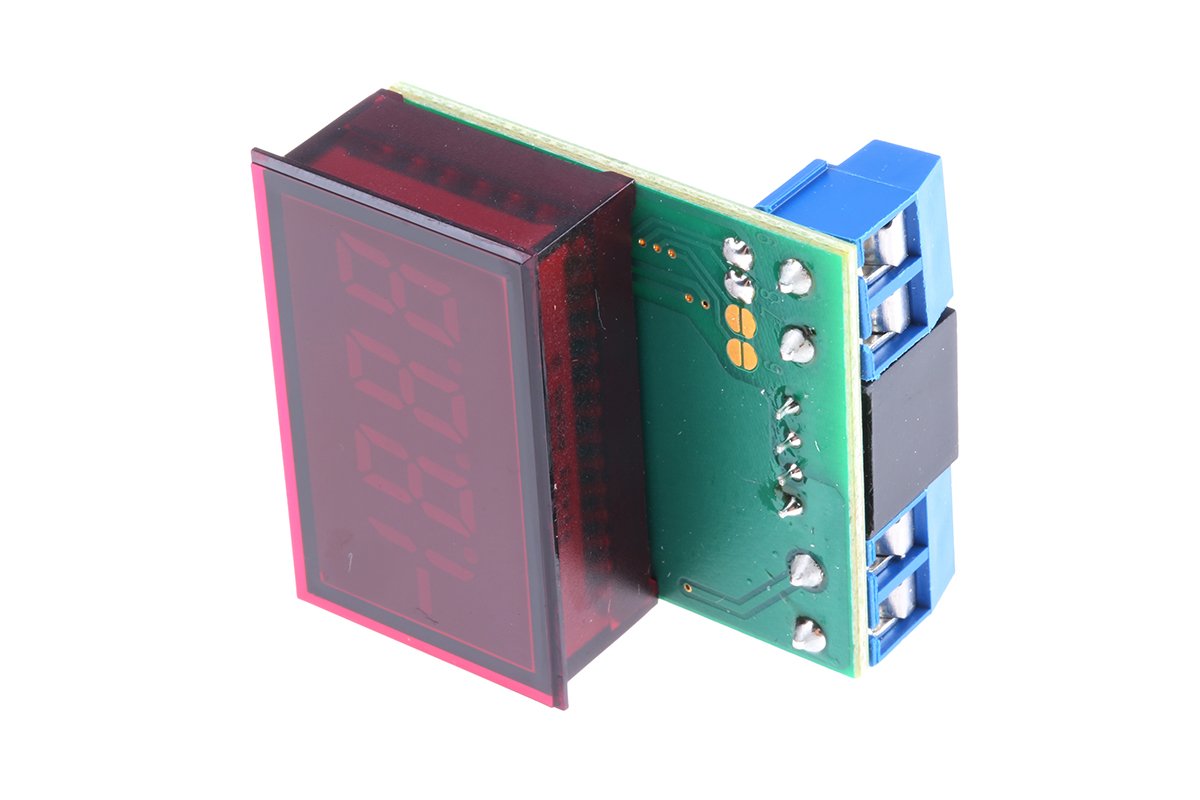 Murata Power Solutions DCA5-20PC Digital Ammeter 2000 A DC, 21.29 mm x 33.93 mm, ±0.15 %
