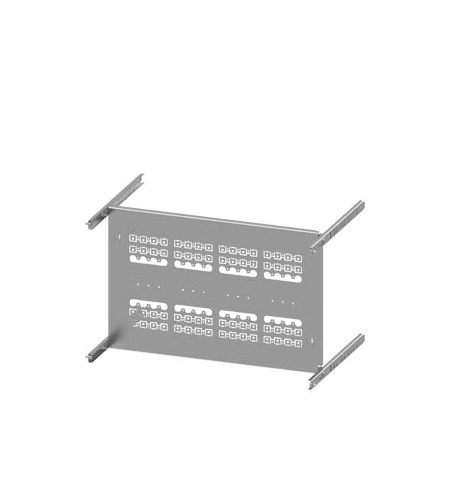 Siemens Grey 4 Gang Mounting Plate Sheet Steel Mounting Plate