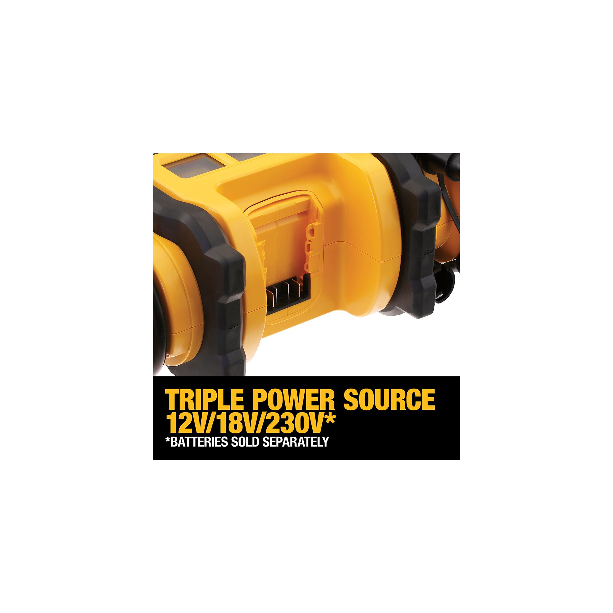 dcc018n-xj DeWALT Tyre Inflator 0 to 11 bar