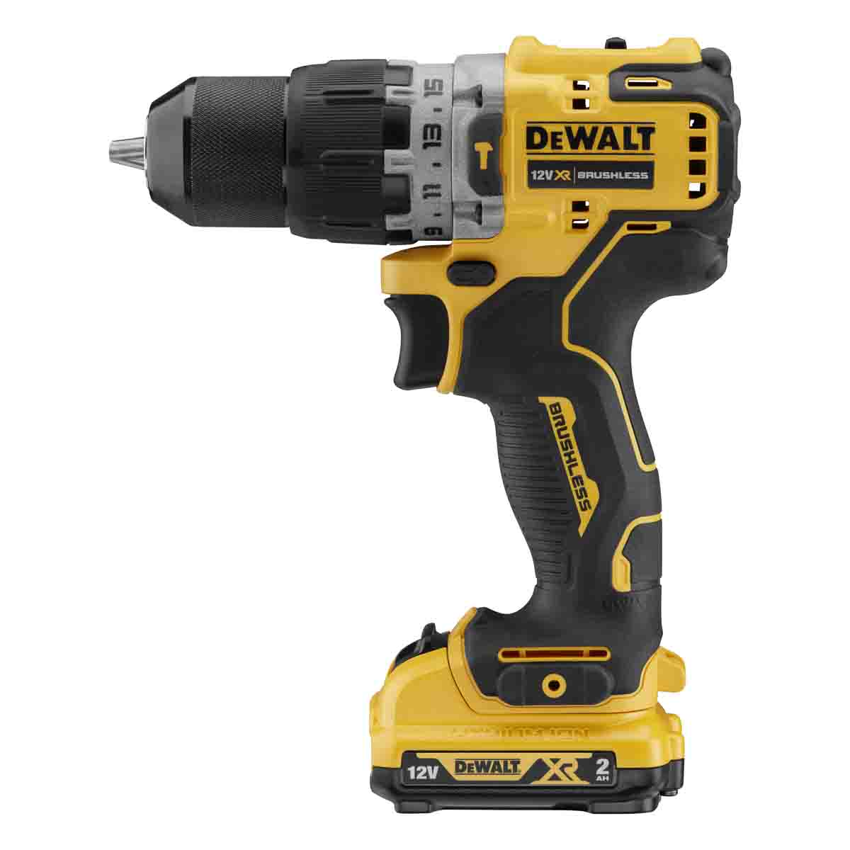dcd706d2-gb DeWALT XR Keyless 250 W Cordless, Type G - British 3-Pin 12 V 10 mm 57.5 Nm