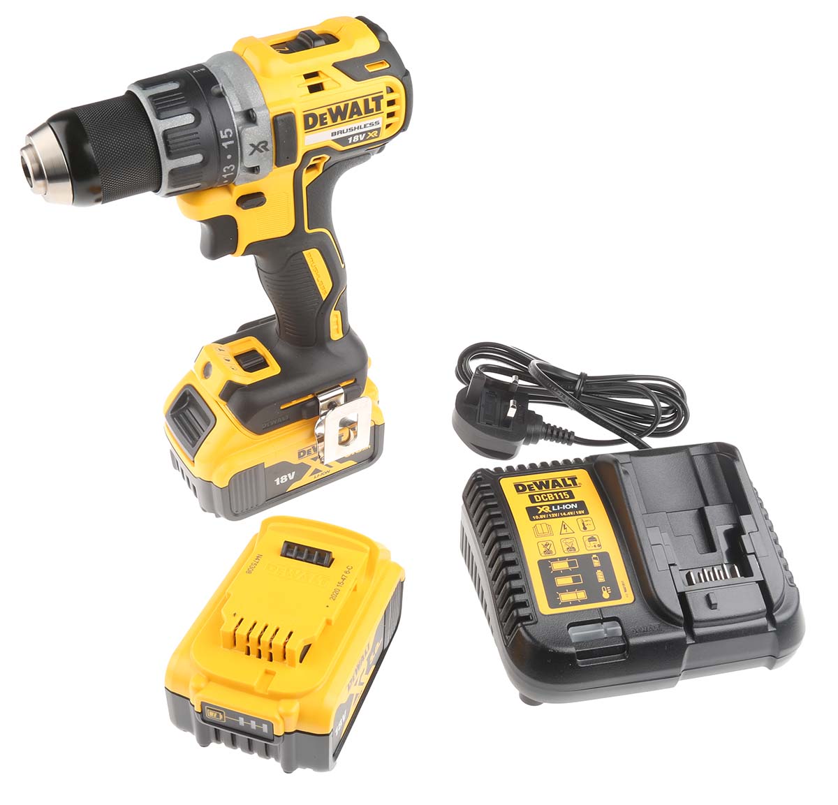 DeWALT XR Brushless Keyless 460 W Cordless, Type G 18 V 13 mm 70 Nm 2800rpm