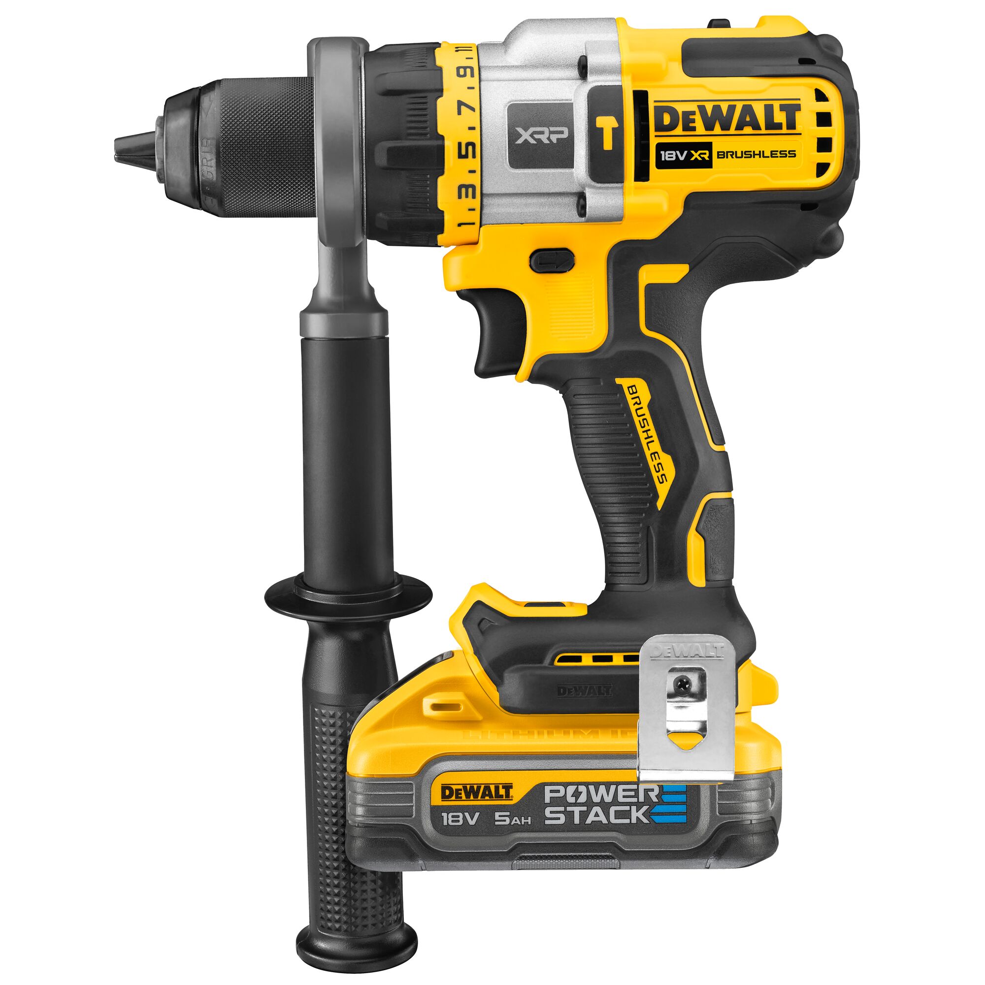 dcd999h2t-gb DeWALT XR 3 Speed Ratcheting 1.3 kW Cordless, Type G - British 3-Pin 18 V 13 mm