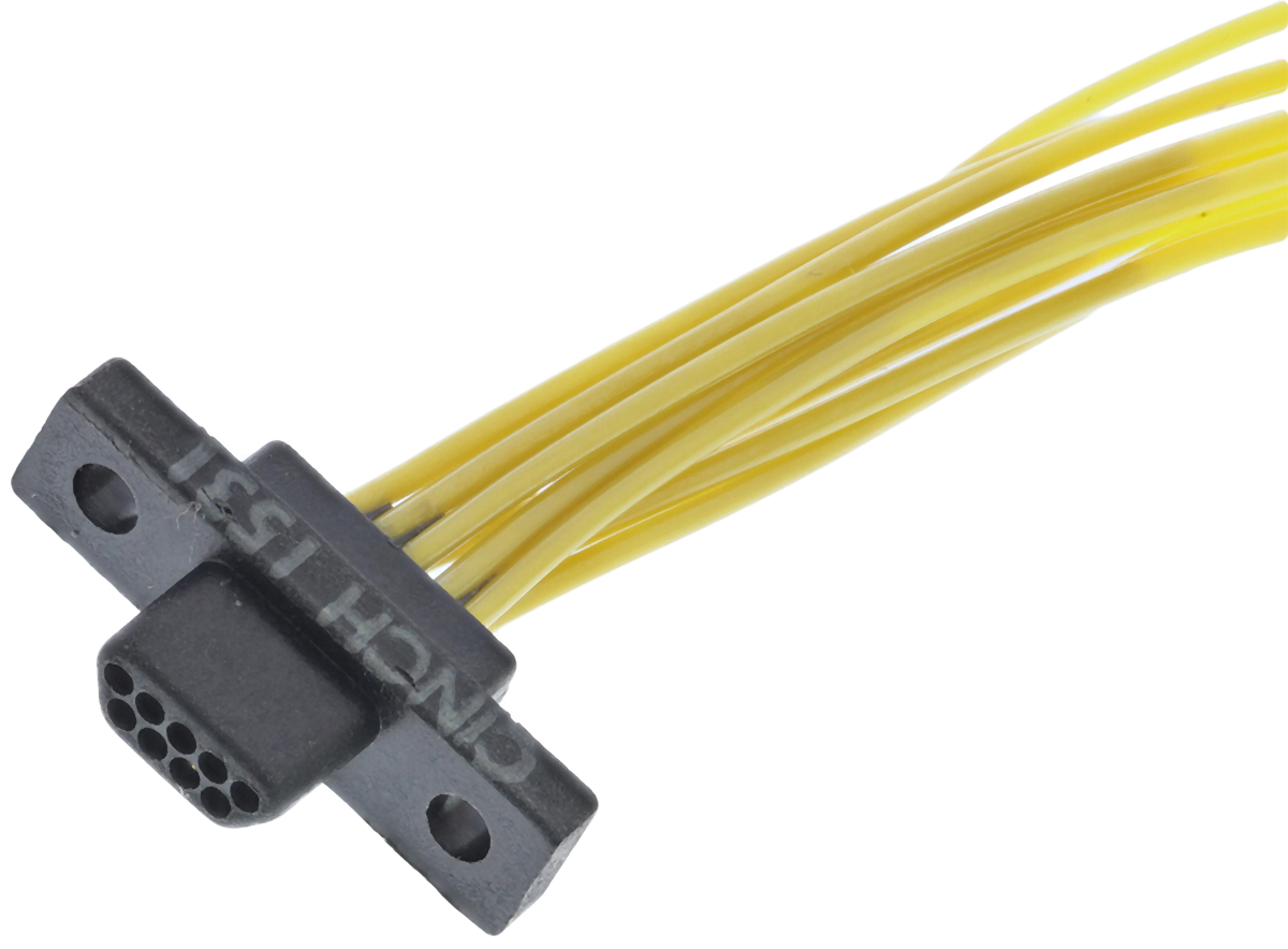 Cinch DCDA 9 Way Straight 1.27 mm Pitch Cable D-Sub Connector Male