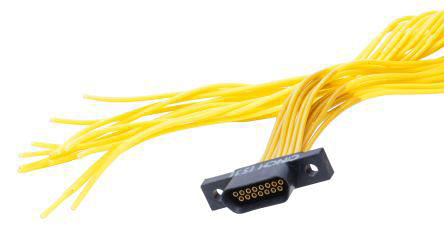 Cinch DCDA 25 Way Straight 1.27 mm Pitch Cable D-Sub Connector Female