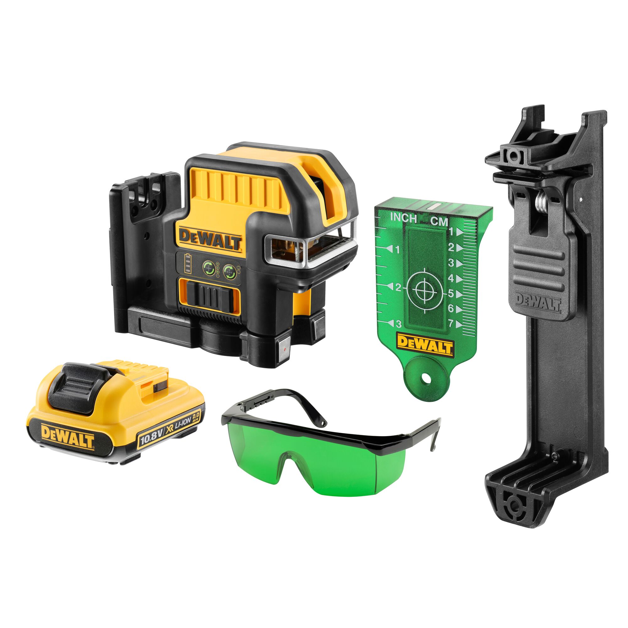 DeWALT DCE0825D1G-QW DCE Laser Colour Green Cross Laser Level, 5
