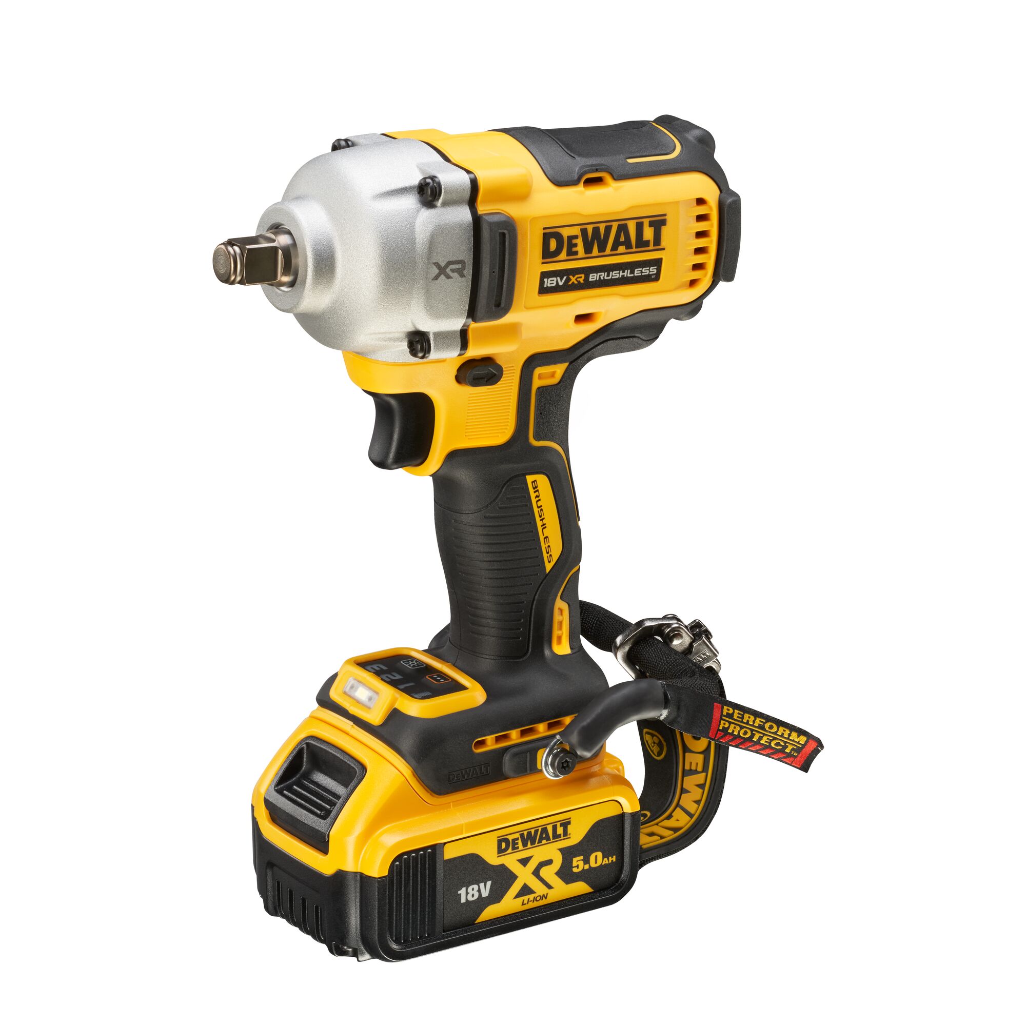 DeWALT 1/2 in 18V, 5 Ah Cordless Impact Wrench