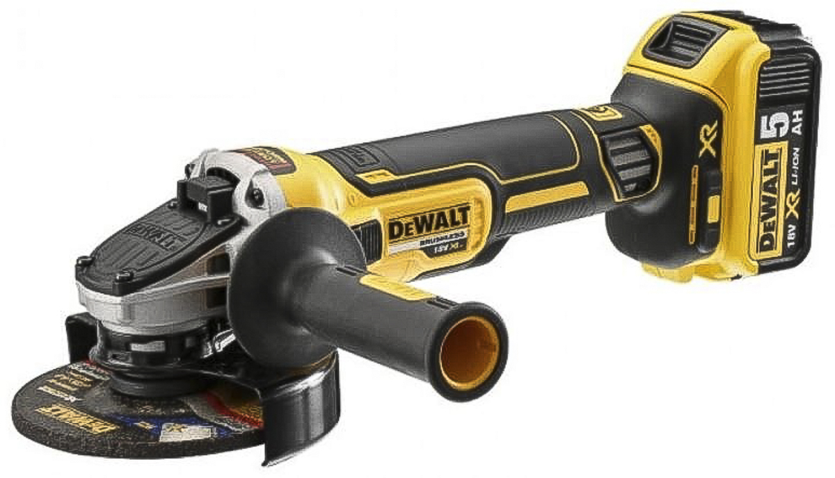 DeWALT DCG405P2-QW 18V XR Brushless 125 mm 5 Ah