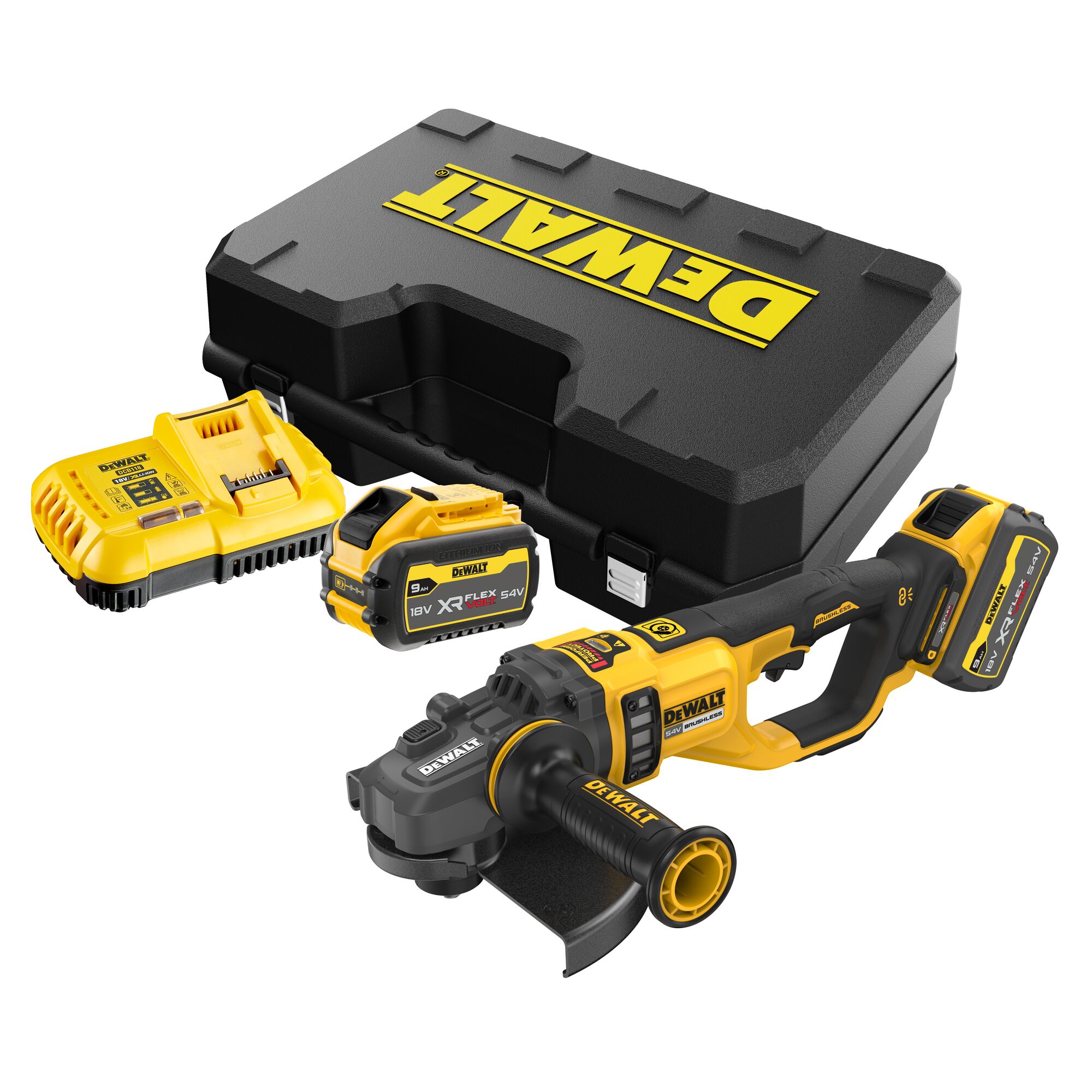 DeWALT DCG460X2-QW Brushless 230 mm