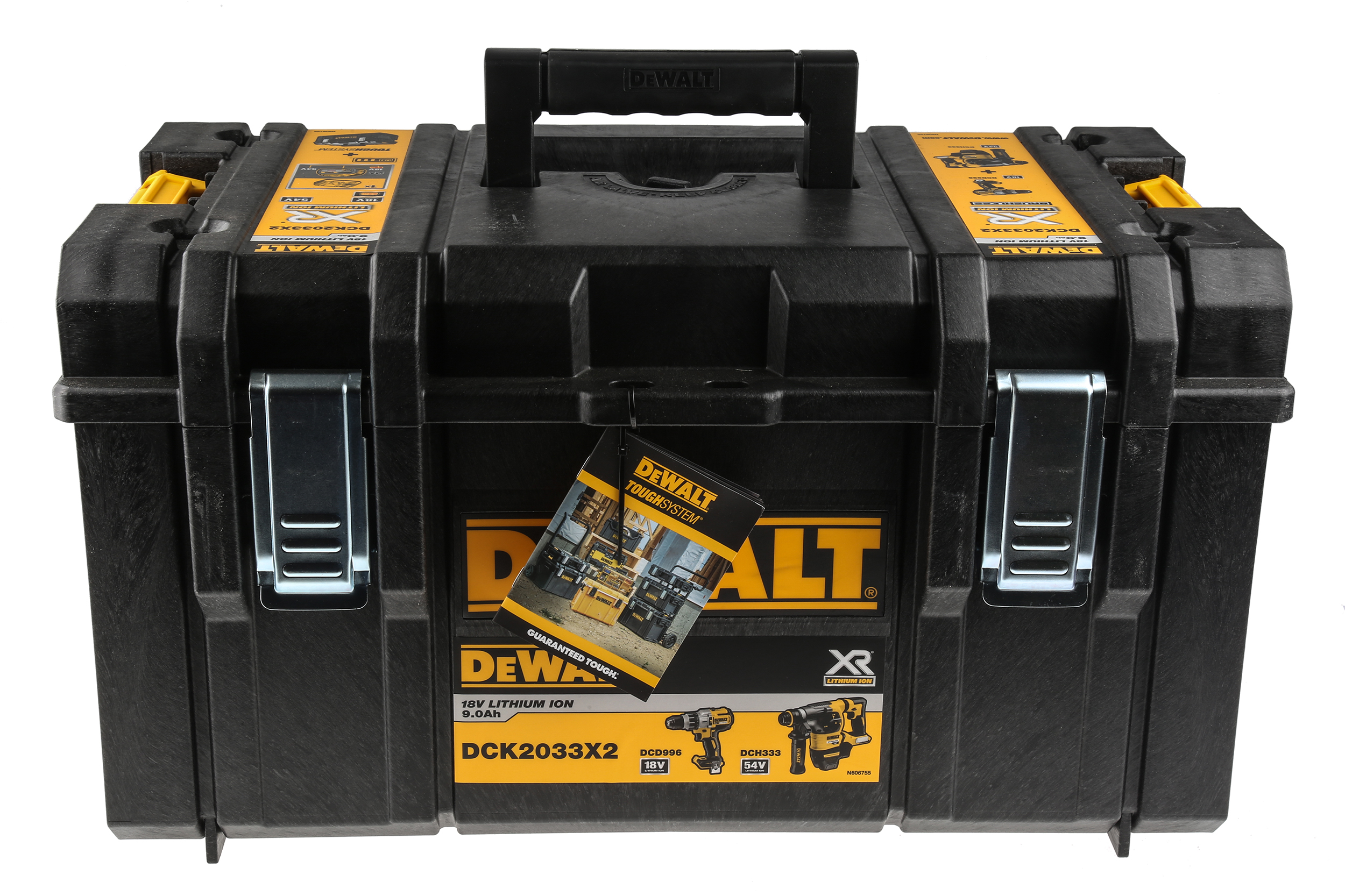 DeWALT DCK2033X2-GB 54V Cordless Cordless Power Tool Kit, Type G - British 3-Pin