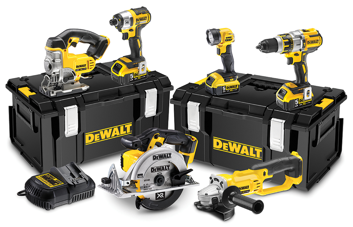 DeWALT DCK694P3-GB 18V Cordless Power Tool Kit, Type G - British 3-Pin