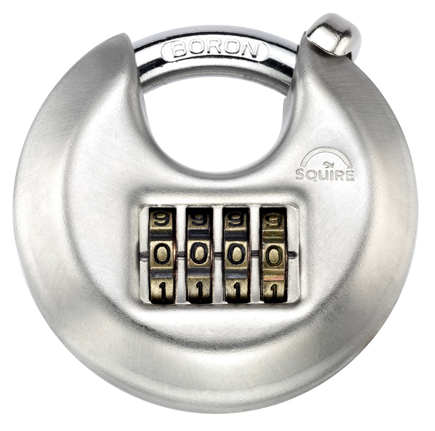 Squire Padlock Steel Padlock Weatherproof, 8.5 mm Shackle, 70 mm Body