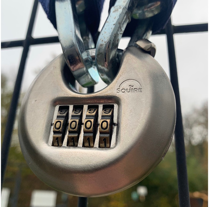 dcl1-combi Squire Padlock Steel Padlock Weatherproof, 8.5 mm Shackle, 70 mm Body
