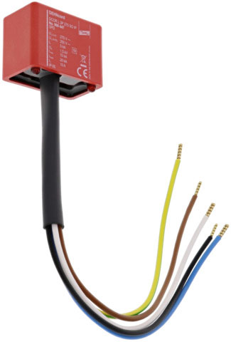 Dehn, DCOR L Surge Arrester 275V Maximum Voltage Rating 10 kA Maximum Surge Current Type 2/Class Ii