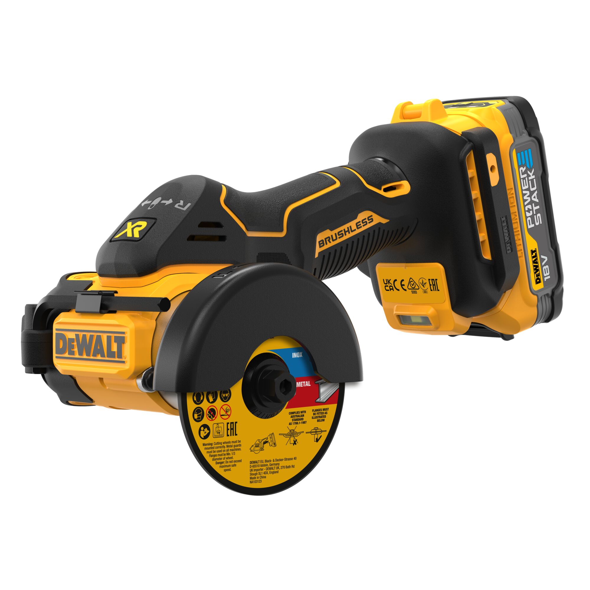 DeWALT DCS438E2T-QW 18V XR XR Brushless 76 mm 1.7 Ah