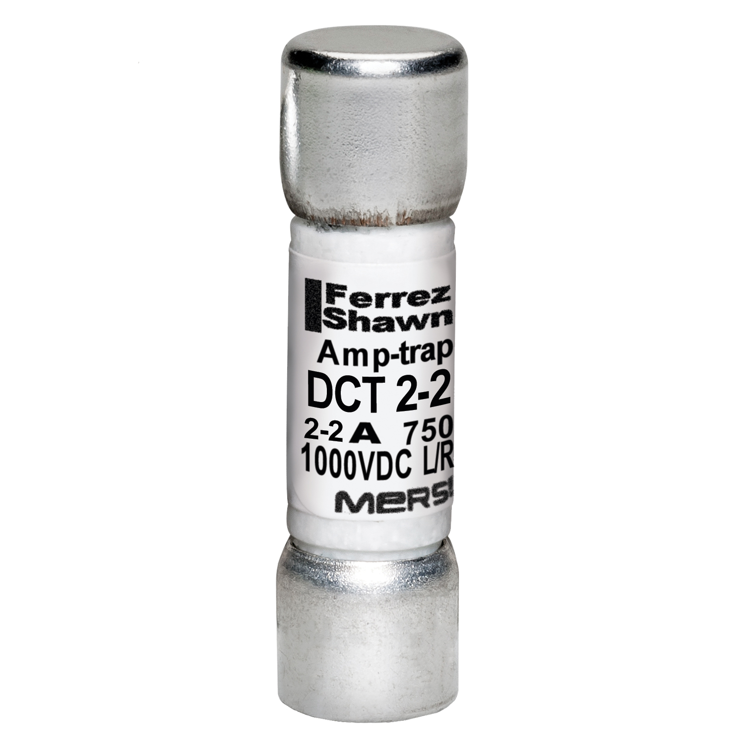 Mersen 2A Fast Acting Melamine Cartridge Fuse, 10 x 38 mm