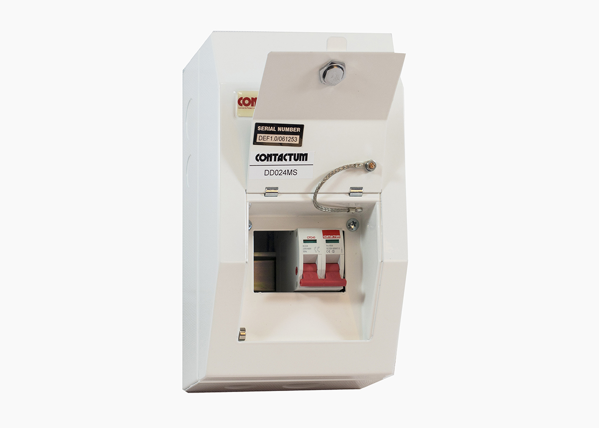 Contactum 2 Steel Consumer Unit, 63A, BS EN 61439-3 IP4X Defender