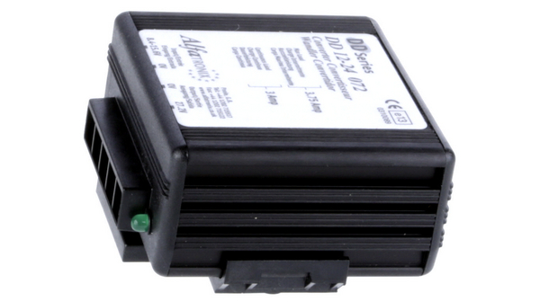 dd12-24-072 Alfatronix DD DC/DC Converter, 27.2V dc/, 15.6V dc Input 3 A, 8.4V Input, Clip, 30 °C Max Temp -25 °C Min Temp, 4-Pin