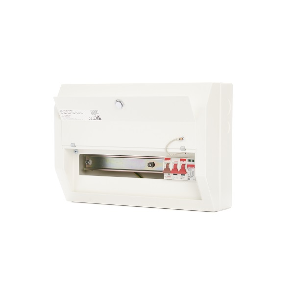 Contactum 12 Steel Consumer Unit, 100A, BS EN 61439-3 Defender