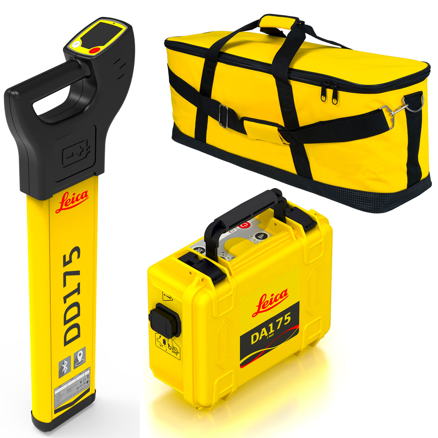 Leica DD175/DA175 Cable Detection Kit 3m Battery