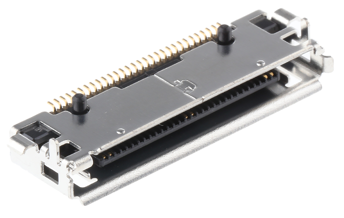 dd1r030ha1 JAE DD1 Series Straight Surface PCB Socket, 30-Contact, 1 Row, 0.5 mm Pitch Solder