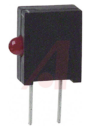 Dialight 555-2003F, Red Right Angle PCB LED Indicator 2mm (T-3/4), Through Hole