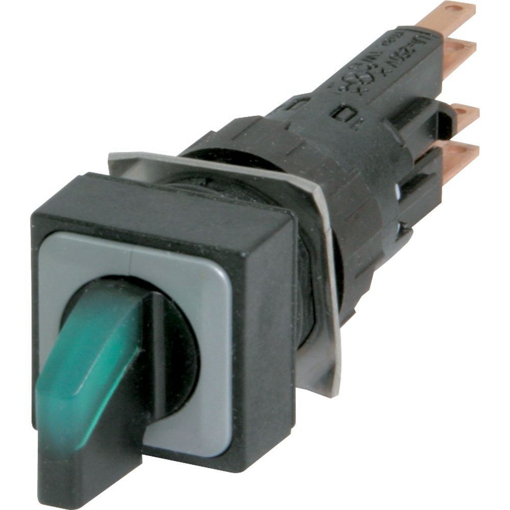 Eaton RMQ16 Series 2 Position Selector Switch Head, 16mm Cutout, Black/Green Handle