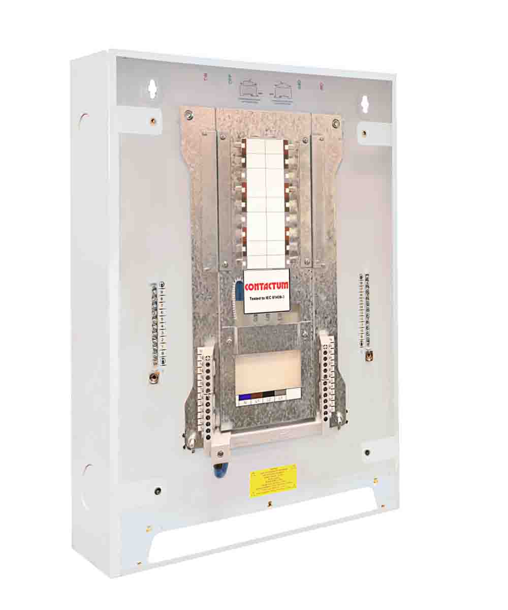 Contactum Contactum Contactum 3 Phase Distribution Board 125A 6 Way