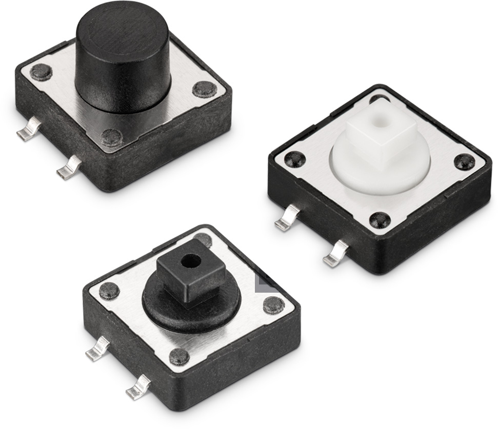 Wurth Elektronik White Tact Switch, SPST 50mA 7mm Surface Mount