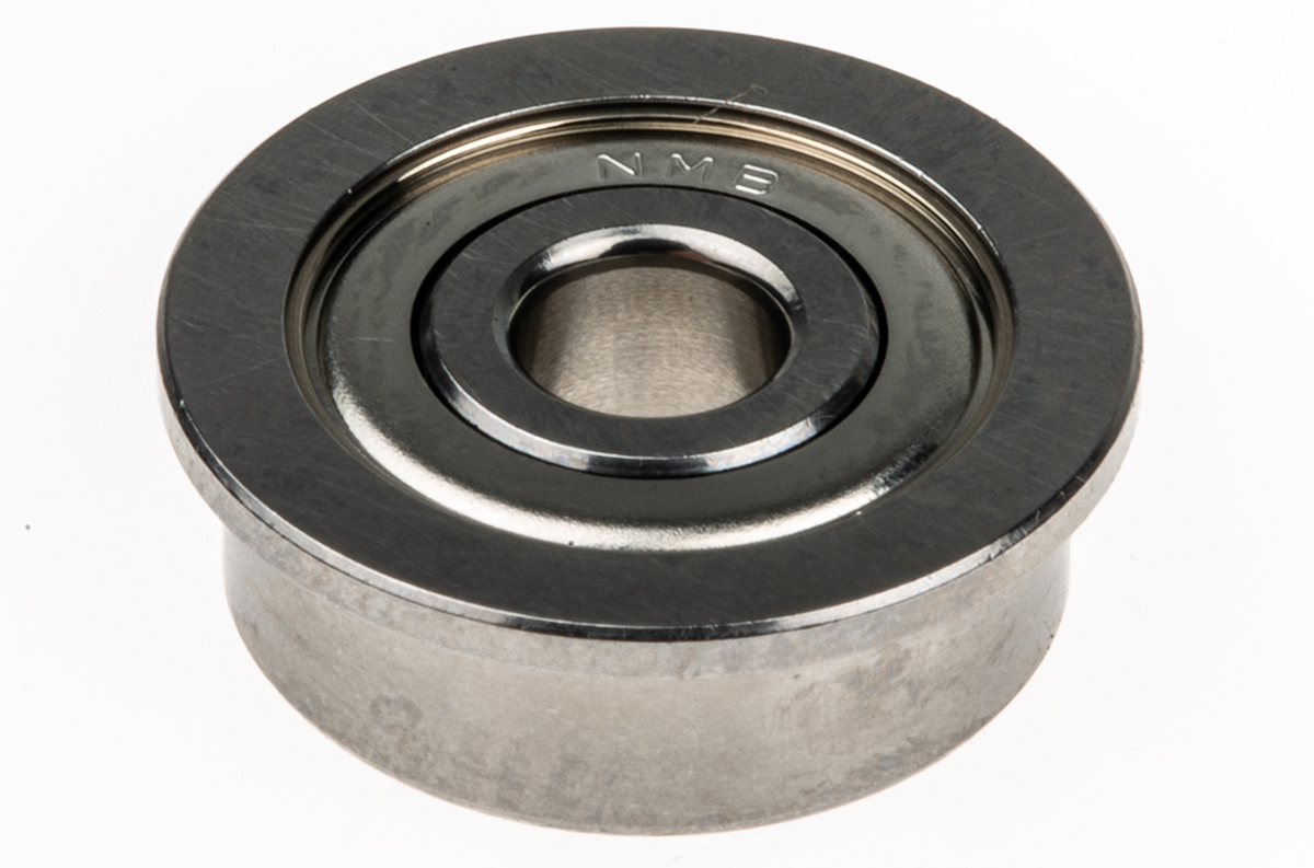 NMB DDRF1340ZZMTRA5P24LY121 1 Row Ball Bearing - 4 mm ID, 13 mm OD