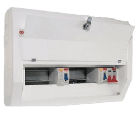 Contactum 6 Steel Consumer Unit, 100A, BS EN 61439-3 Defender