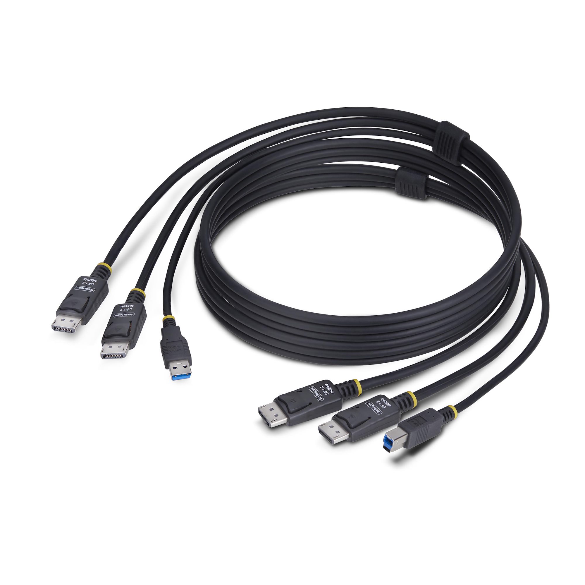 StarTech.com Male DisplayPort, USB Type A to Male DisplayPort, USB Type B KVM Cable
