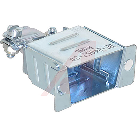 Cinch DE Series Steel Straight D-Sub Backshell, 9 Way Strain Relief