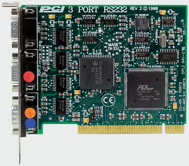 Brainboxes 3 Port PCI RS232 Serial Card
