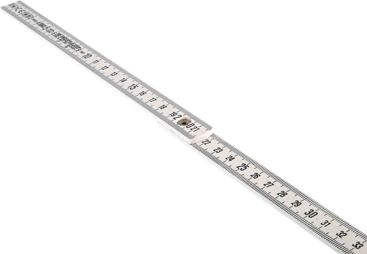dela40100 Facom 2 m Plastic Folding Ruler Metric