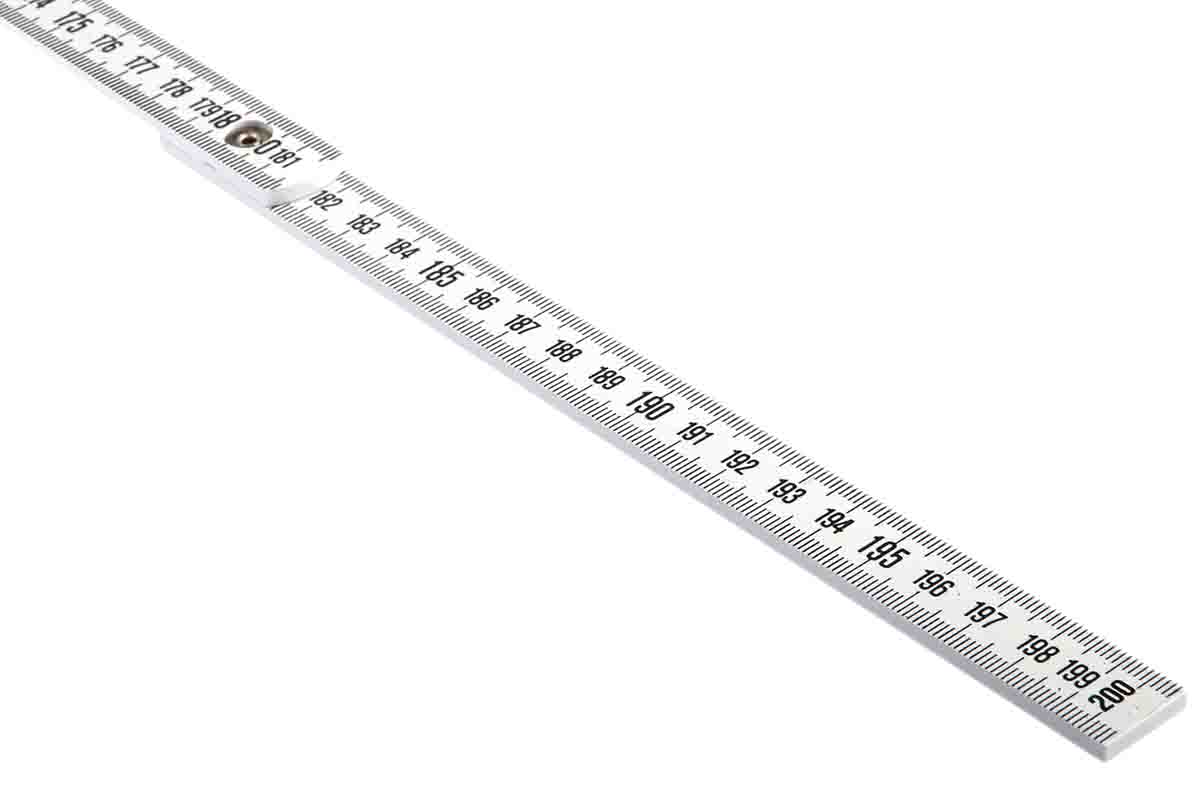 dela40100 Facom 2 m Plastic Folding Ruler Metric