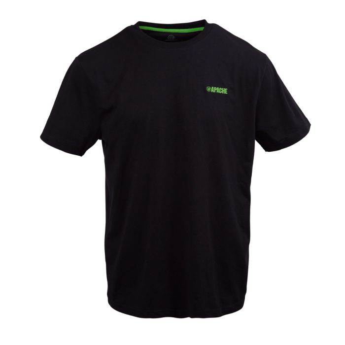Apache Black 35% Cotton, 65% Polyester Short Sleeve T-Shirt L