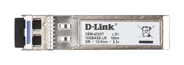 dem-432xt10 D-Link RJ45, LC  Multimode  SFP Transceiver Module, Full Duplex, 1250Mbps