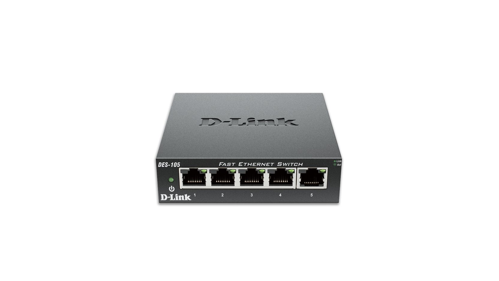 des-105e D-Link 5-Port Fast Ethernet Switch Unmanaged 5 Port Ethernet Switch