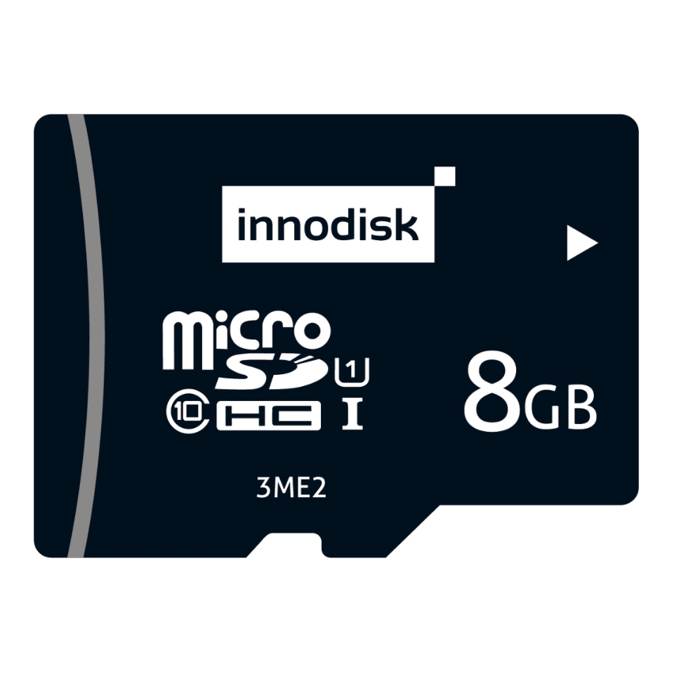 InnoDisk Industrial Grade 8 GB MicroSDHC microSD, UHS-I, U1, Class 10