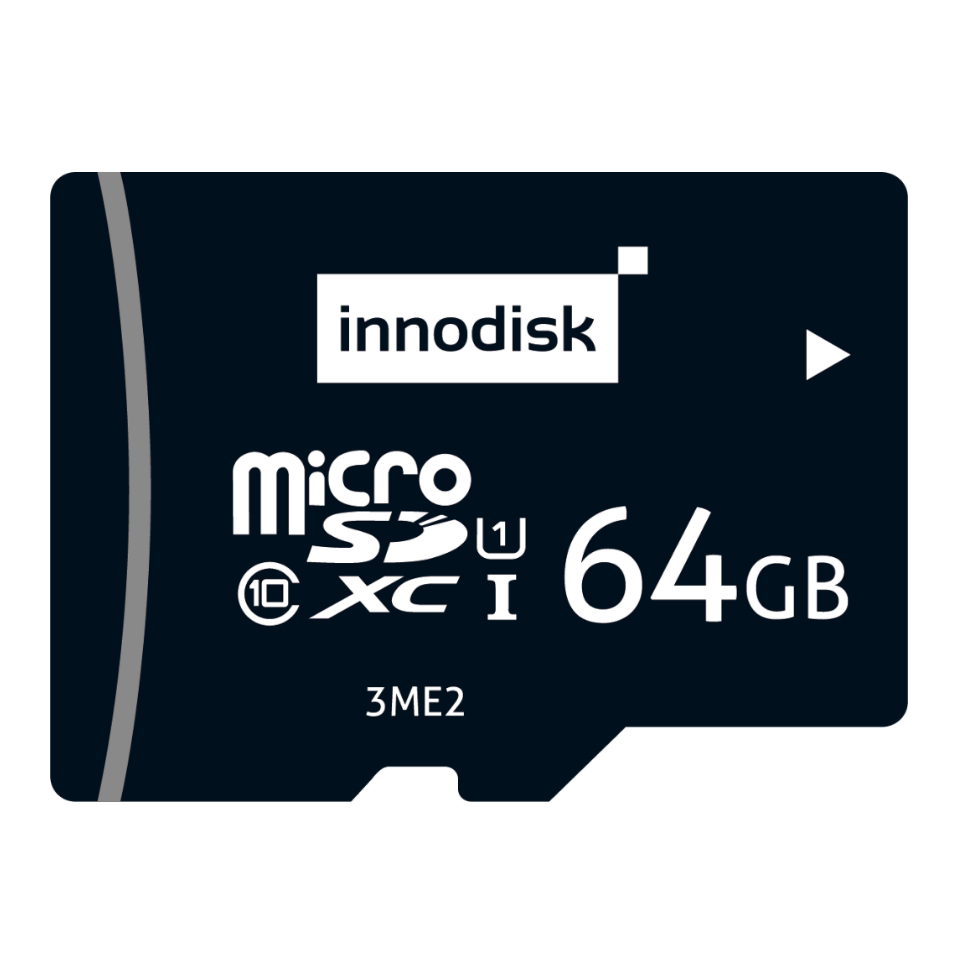 InnoDisk Industrial Grade 64 GB MicroSDXC microSD, Class 10, UHS-I, U1