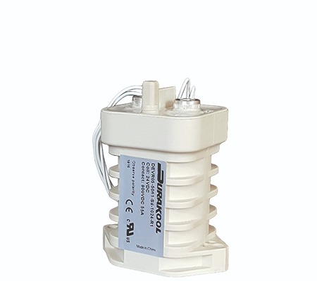 Durakool DEVR05 Contactor, 12V dc Coil, 1-Pole, 50 A, 3.2 W 48V, NO, 1kV dc