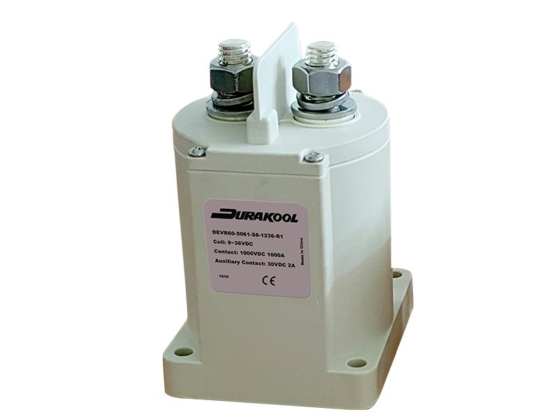 Durakool DEVR60 Contactor, 36V dc Coil, 1-Pole, 1 kA, 1.2 W, NO, 1kV dc