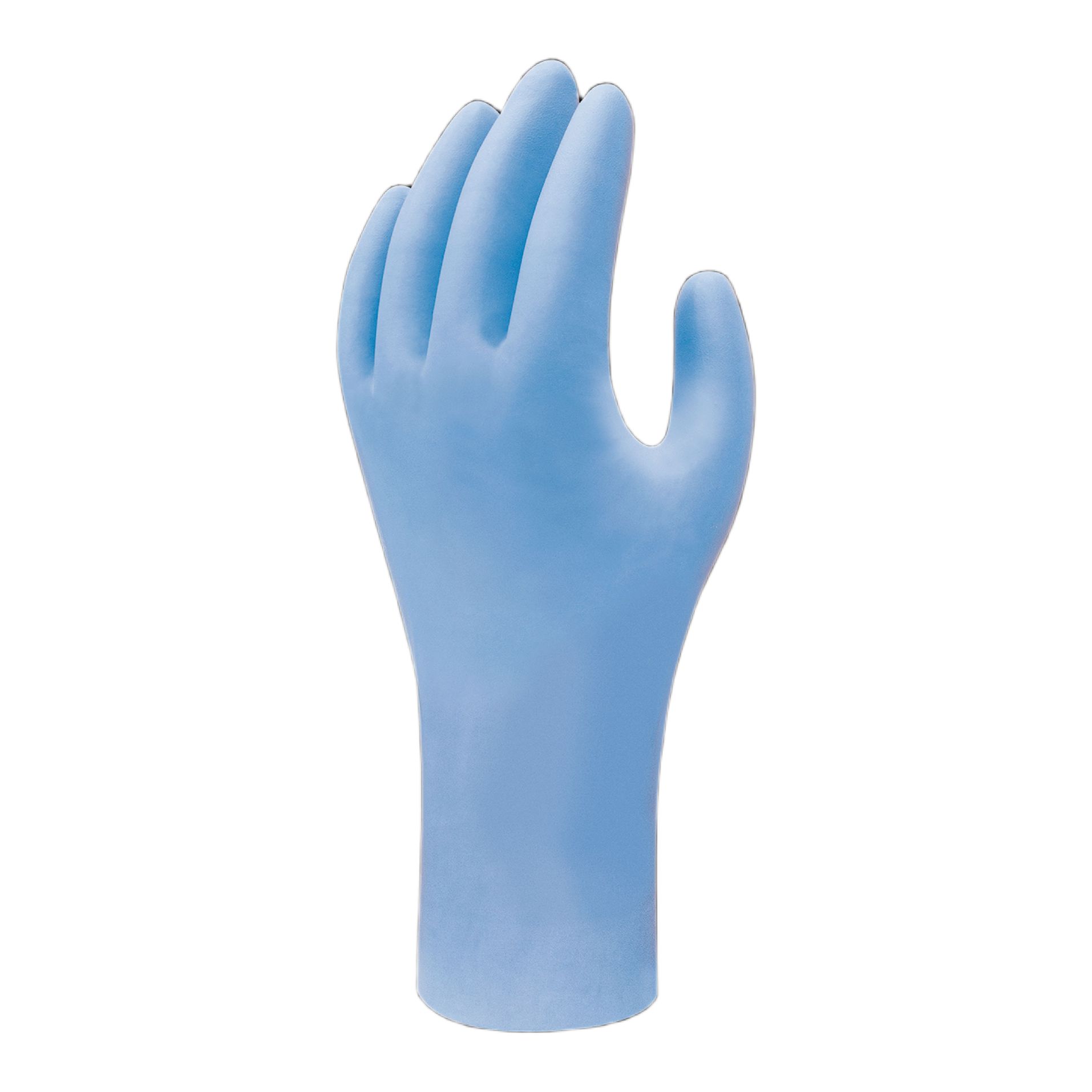 sho7500 Showa Showa Blue Nitrile Anti-Static Work Gloves, Size XS, Uncoated Coating